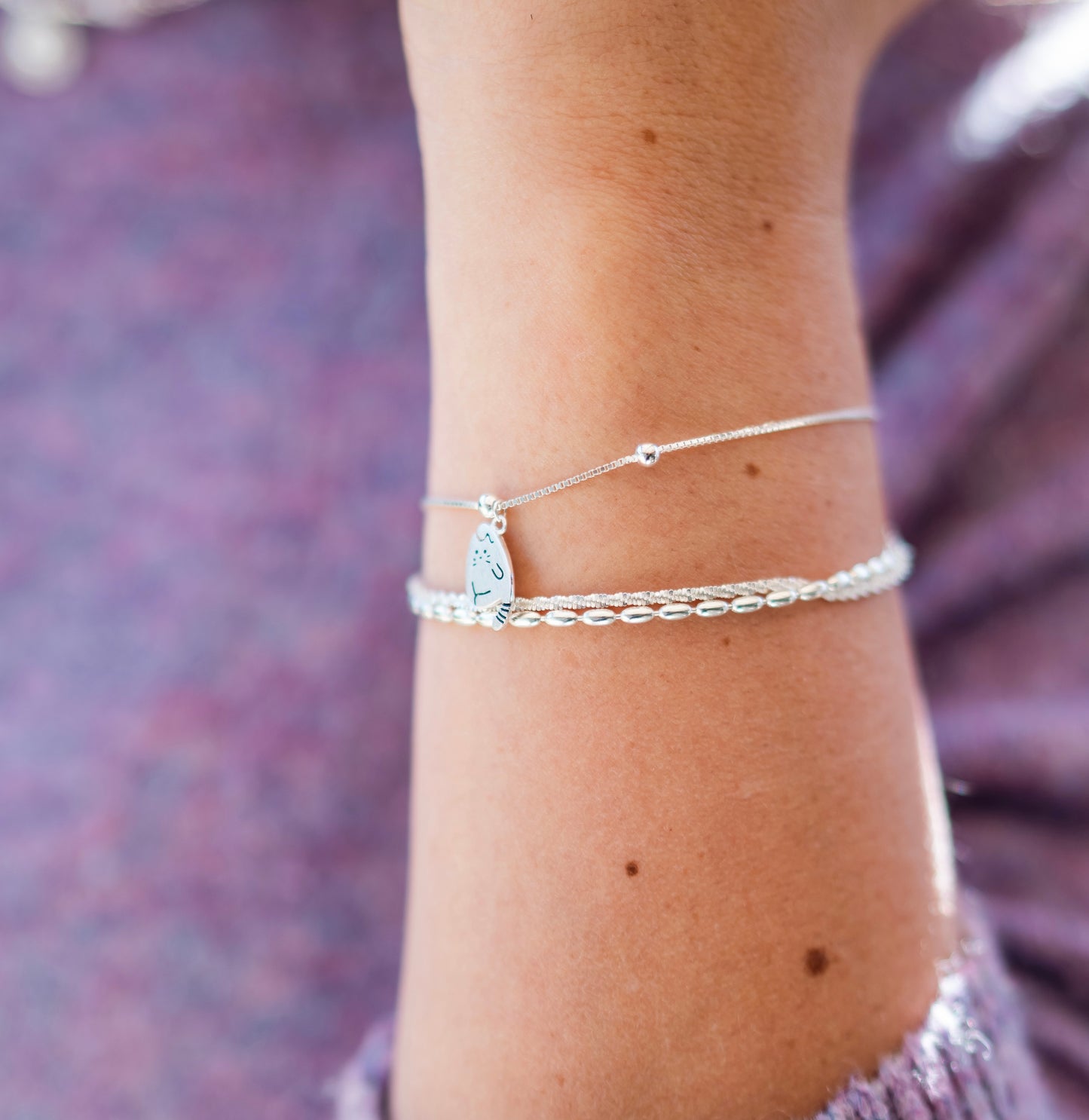 Pulsera doble mostacillas