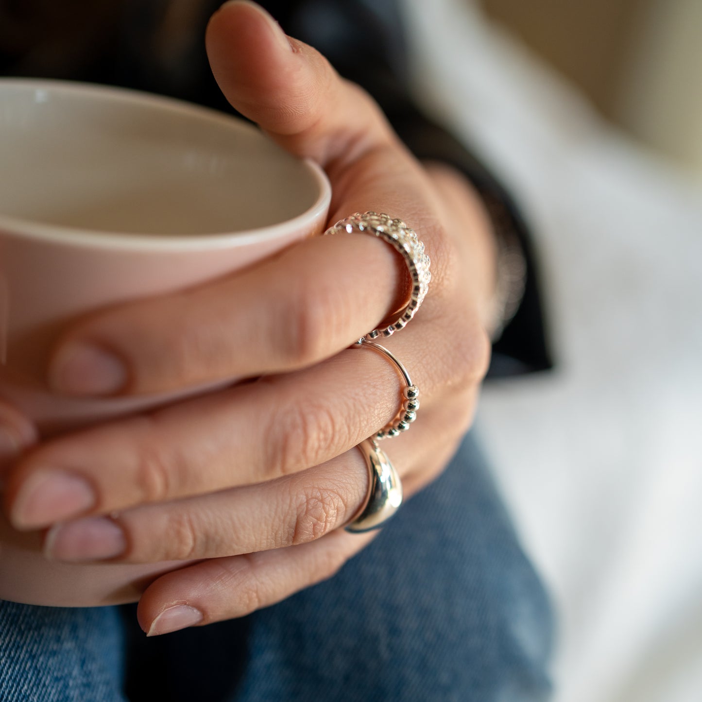 Anillo ajustable antiestrés