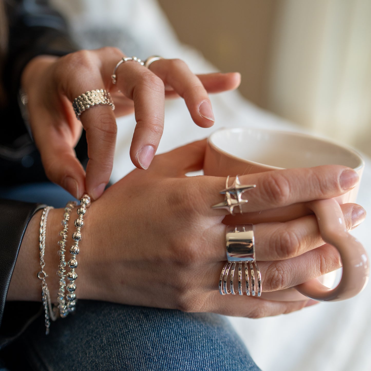 Anillo ajustable liso