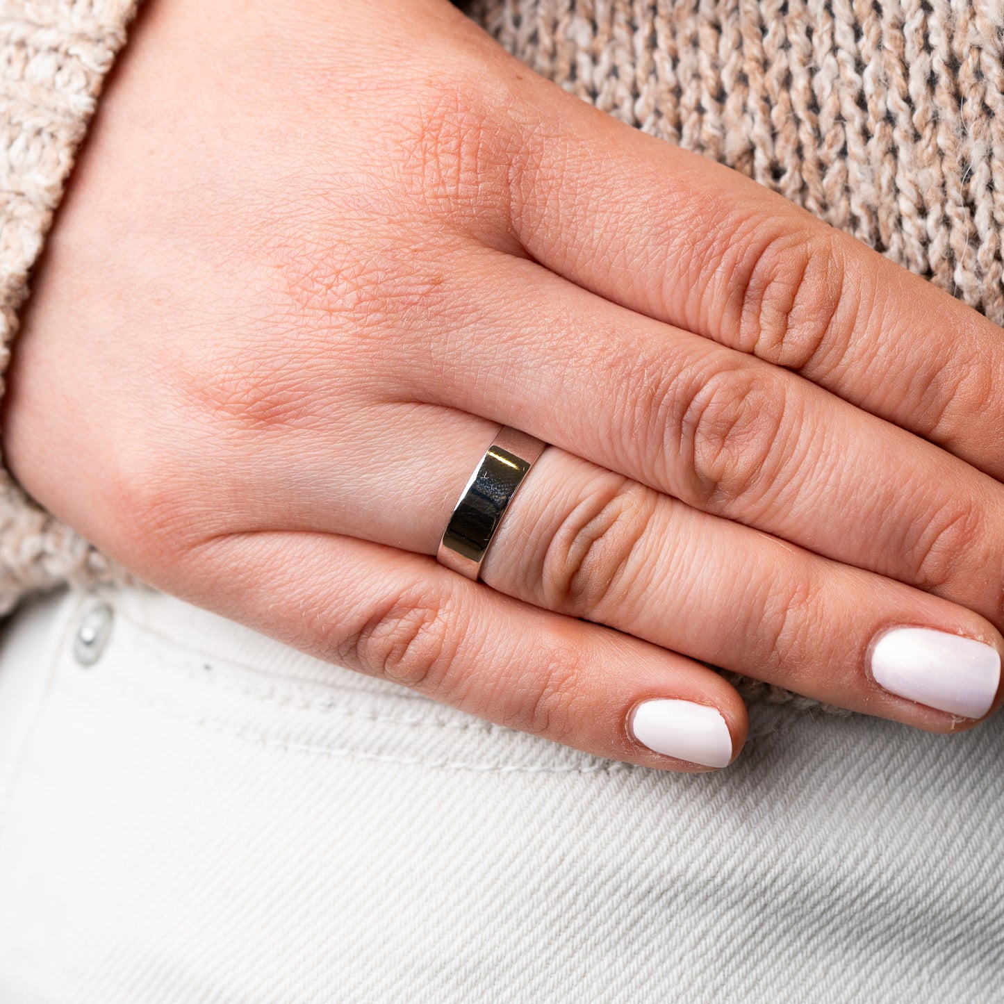 Anillo ajustable liso