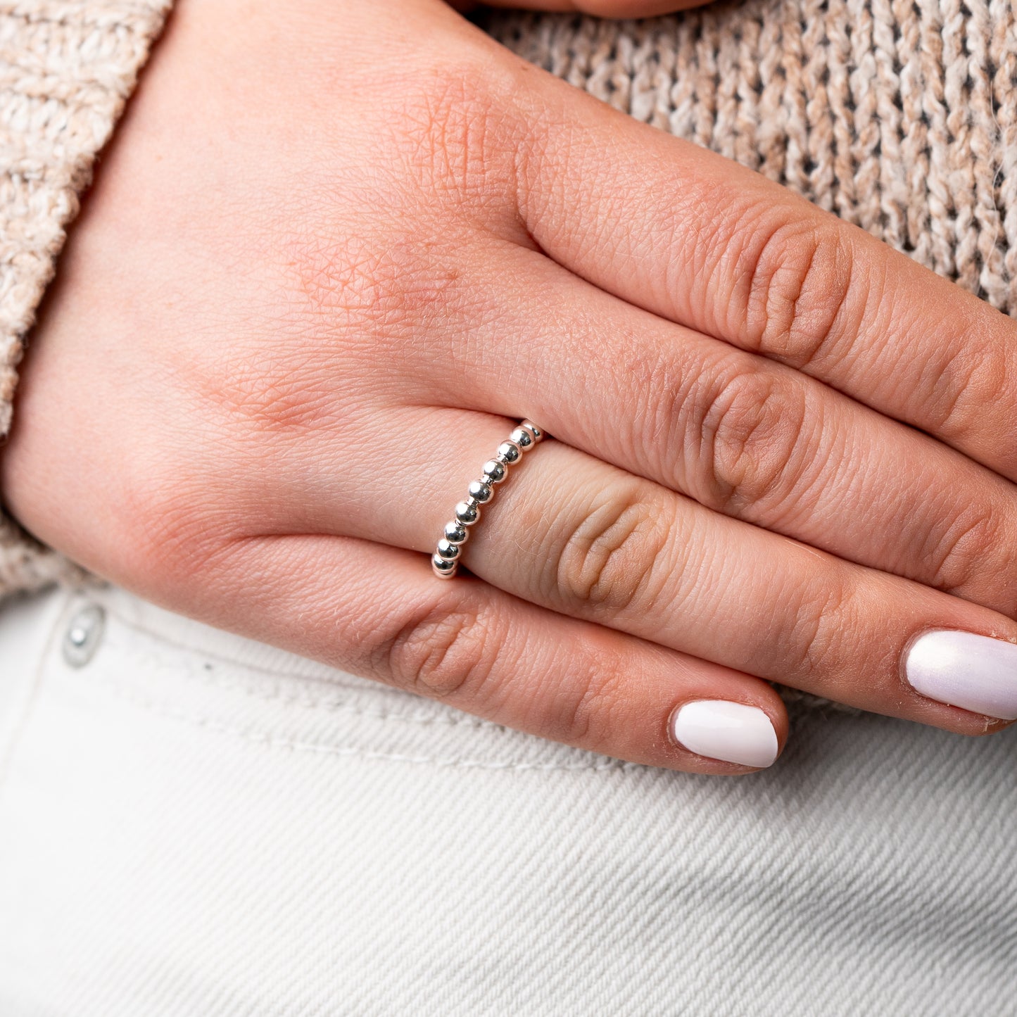 Anillo ajustable antiestrés