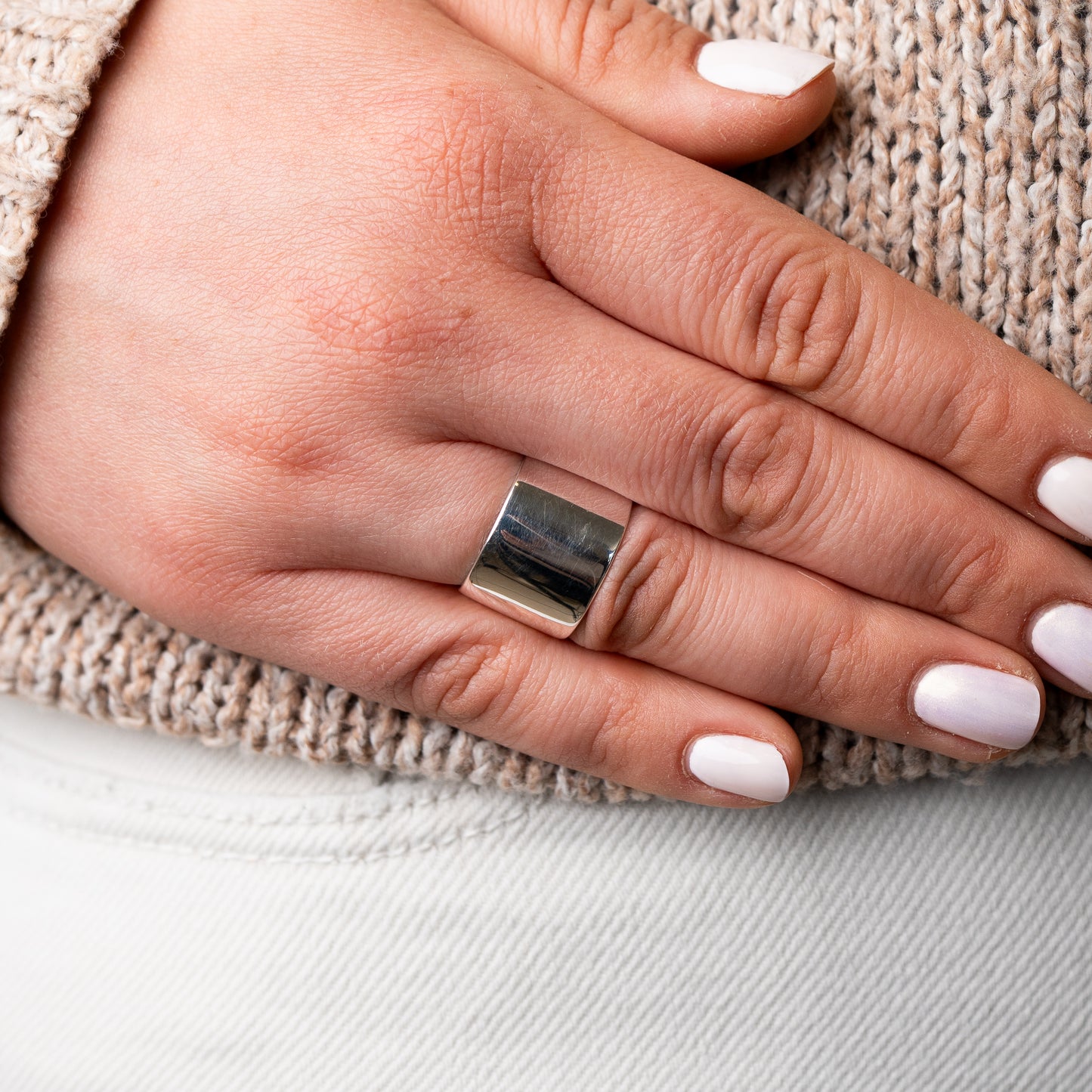 Anillo ajustable liso