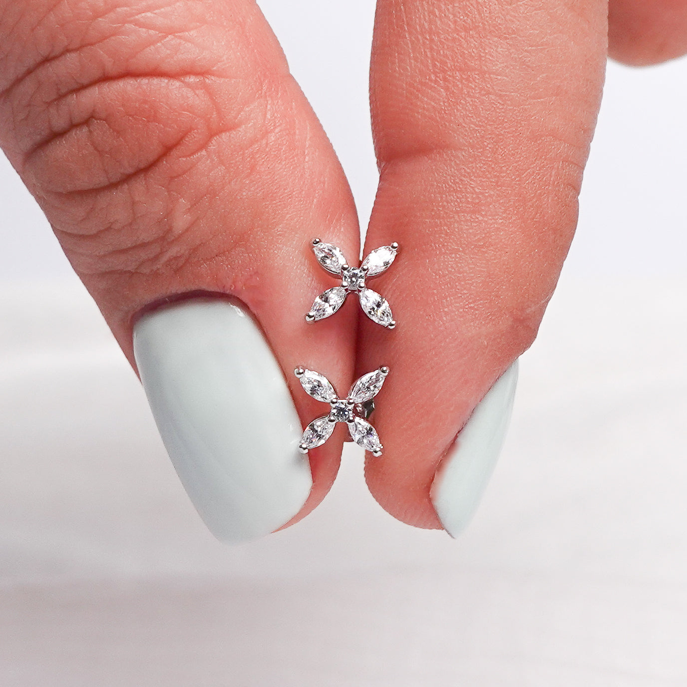 Aros pegados flores petit