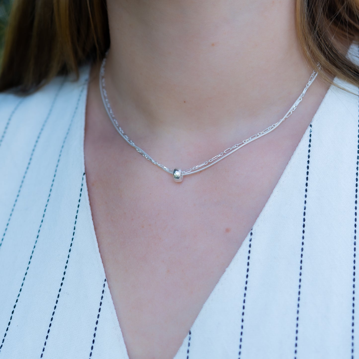 Collar doble cadena