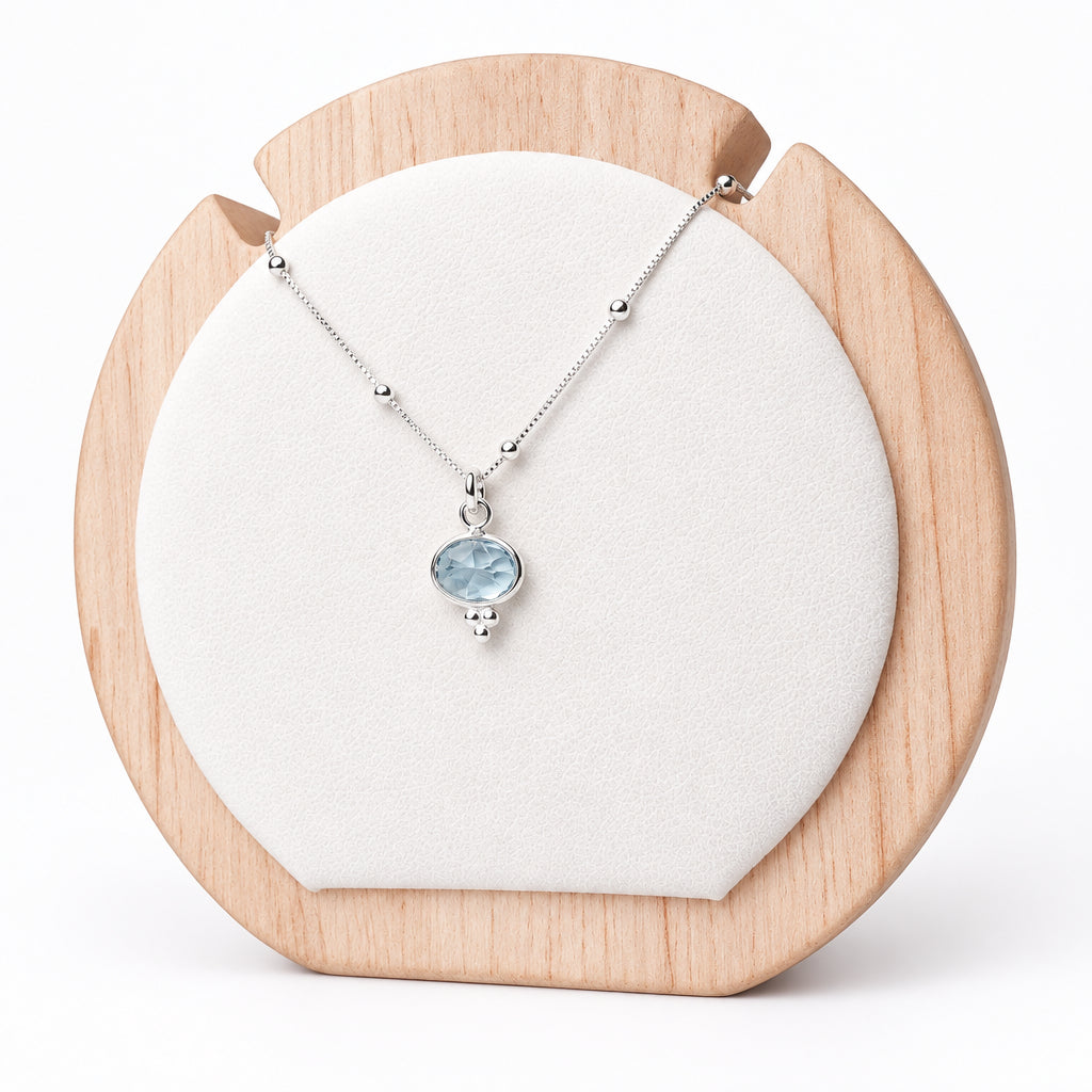 Collar cristal alma Blue