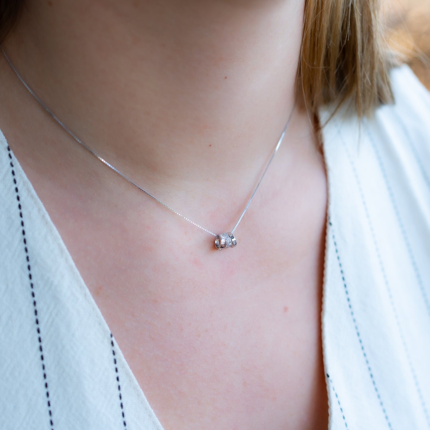 Collar eslabones circones