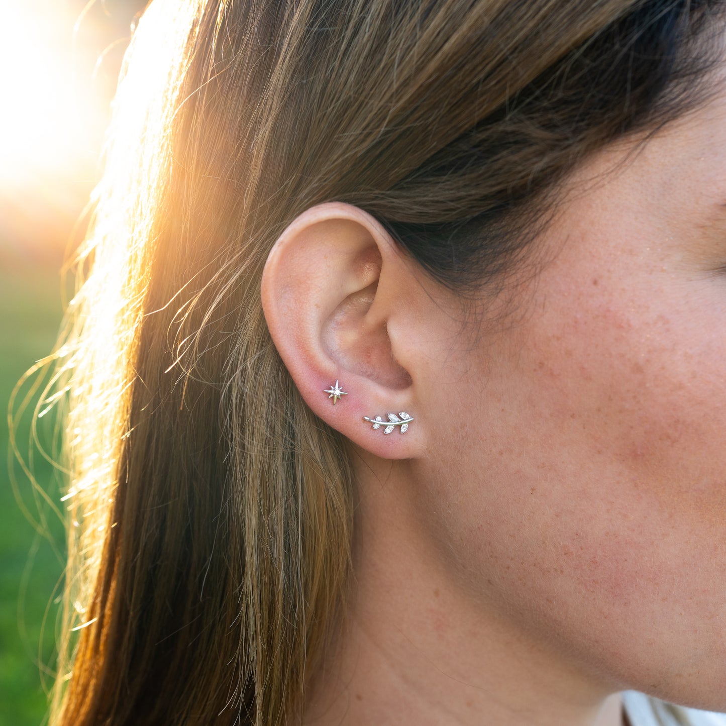 Aros pegados estrella fugaz mini