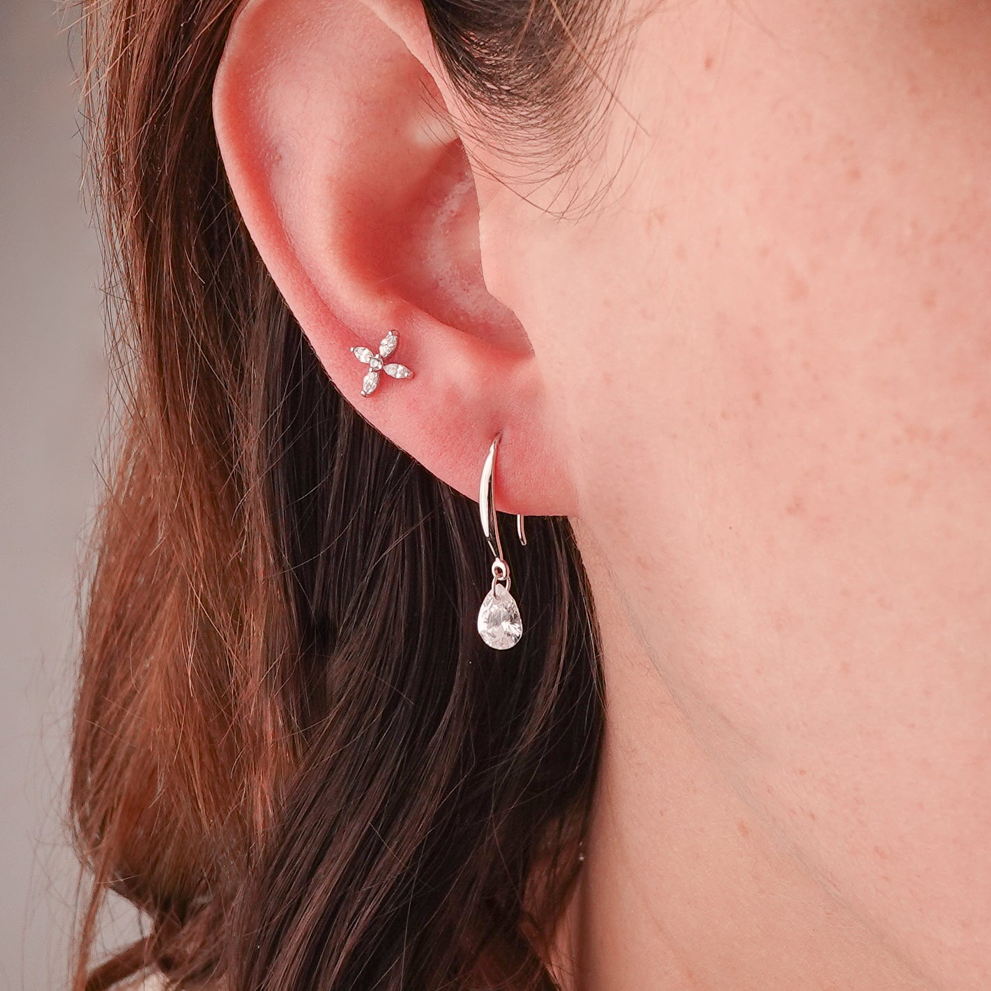 Aros pegados flores petit