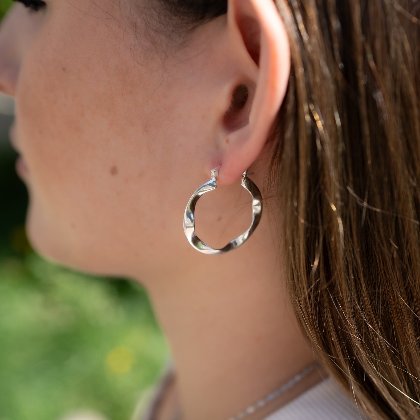 Aros argolla entorchada