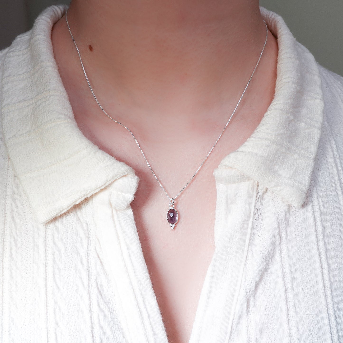 Collar cristal alma oceano