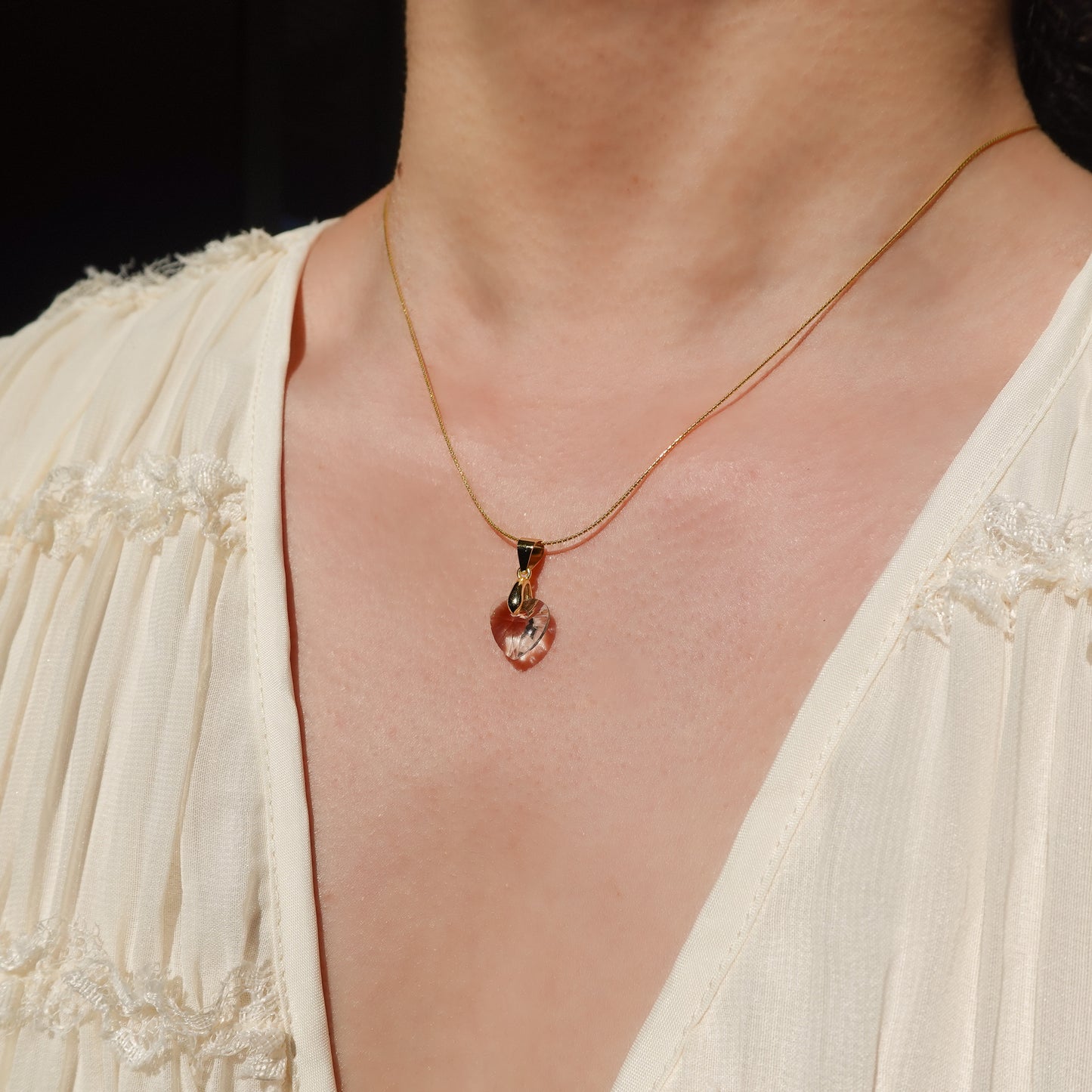 Collar Corazón Glow