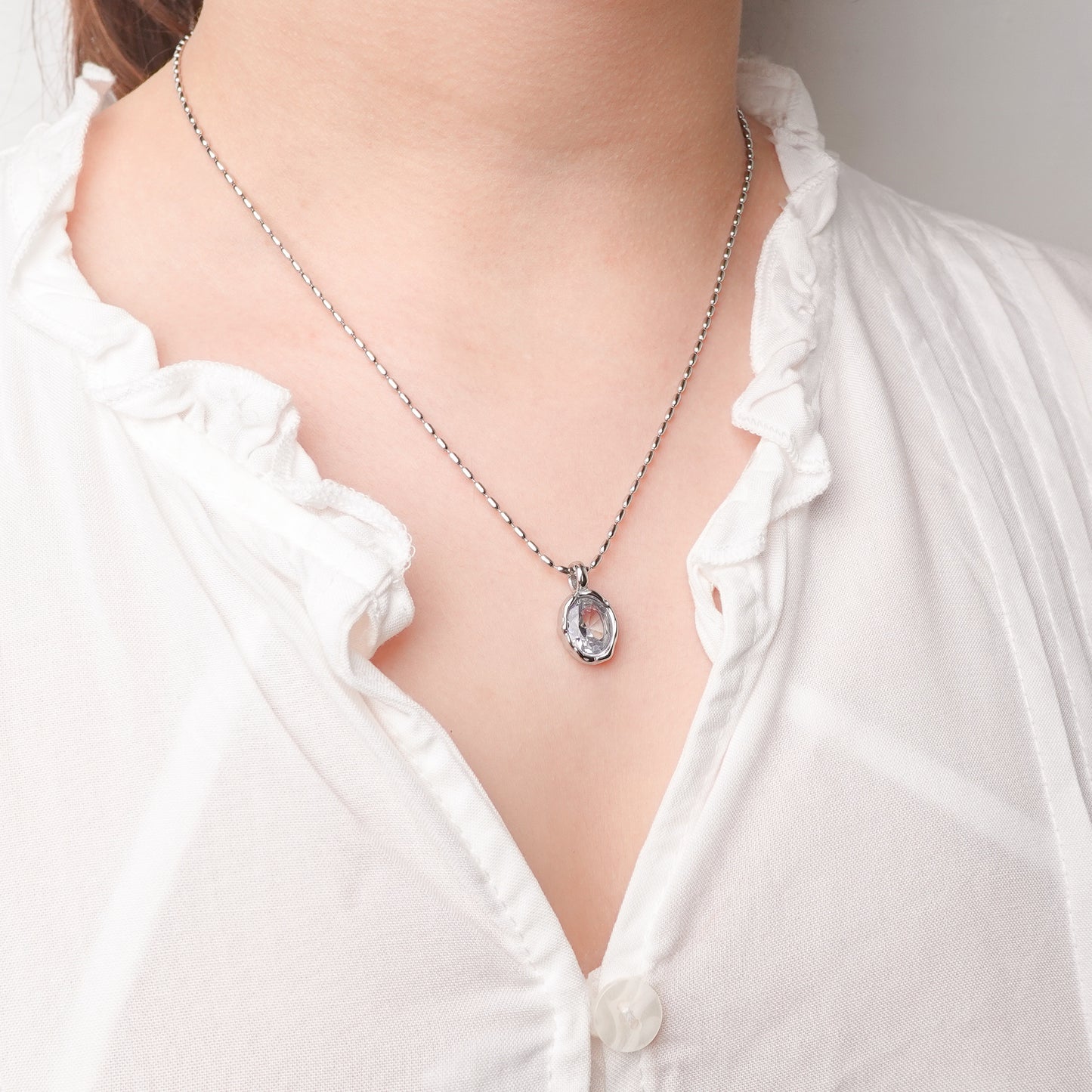 Collar Ovalo Cristal