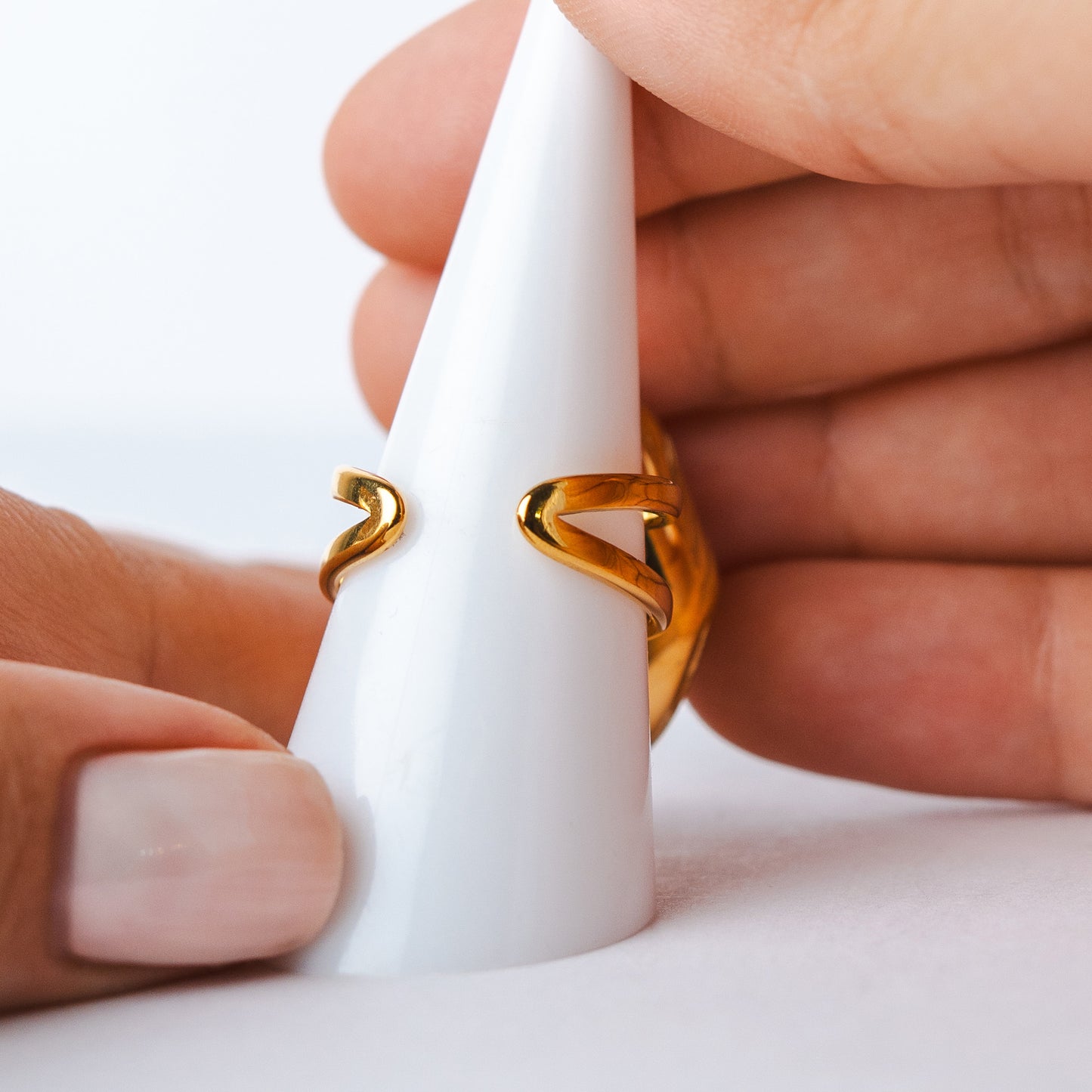 Anillo ajustable Éclat Perla