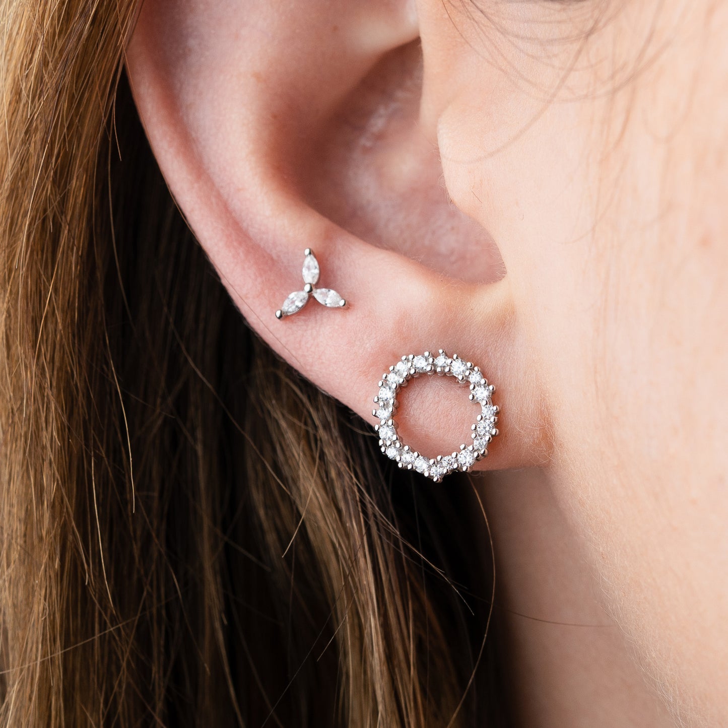 Aros Circulares con circones