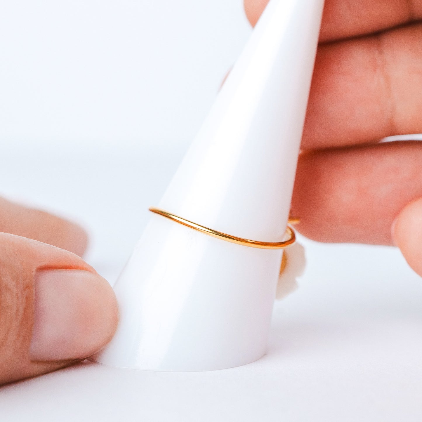 Anillo Flor Nácar Gold