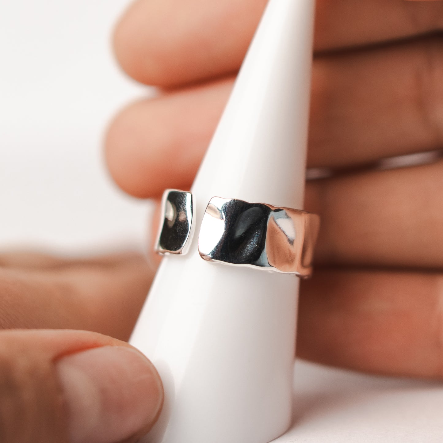 Anillo ajustable estrella fugaz