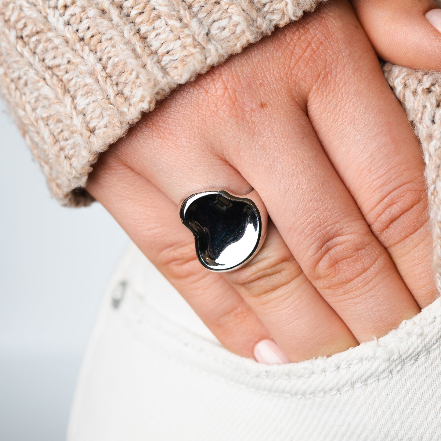Anillo diseño desigual