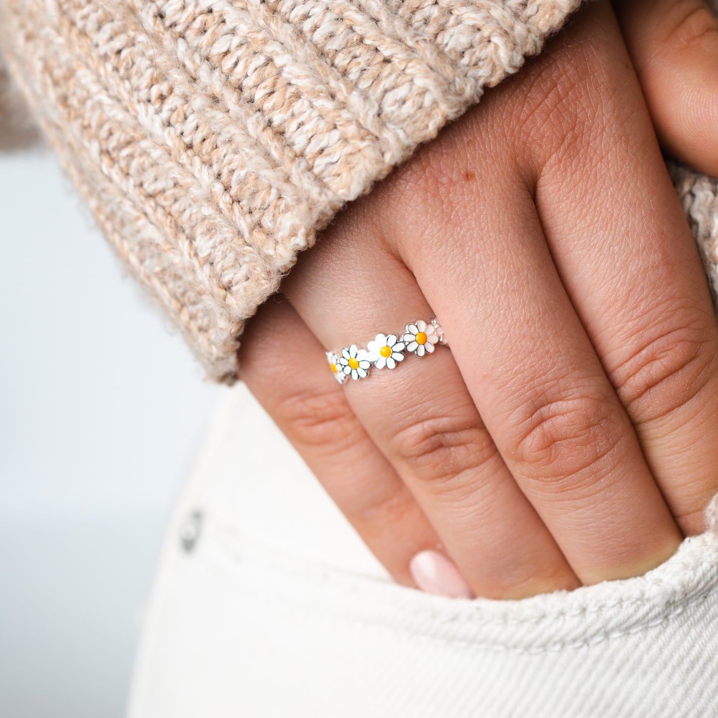 Anillo ajustable margarita