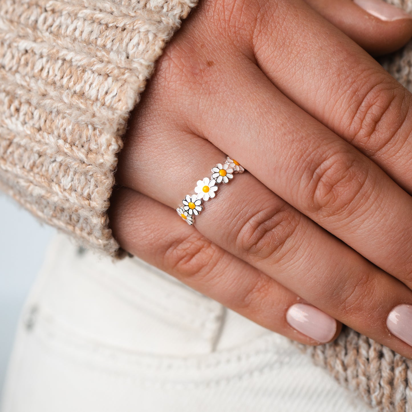 Anillo ajustable margarita