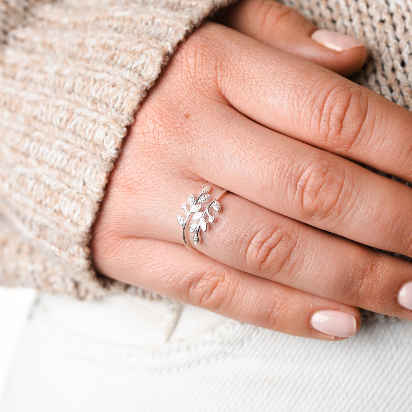 Anillo ajustable espiga circones