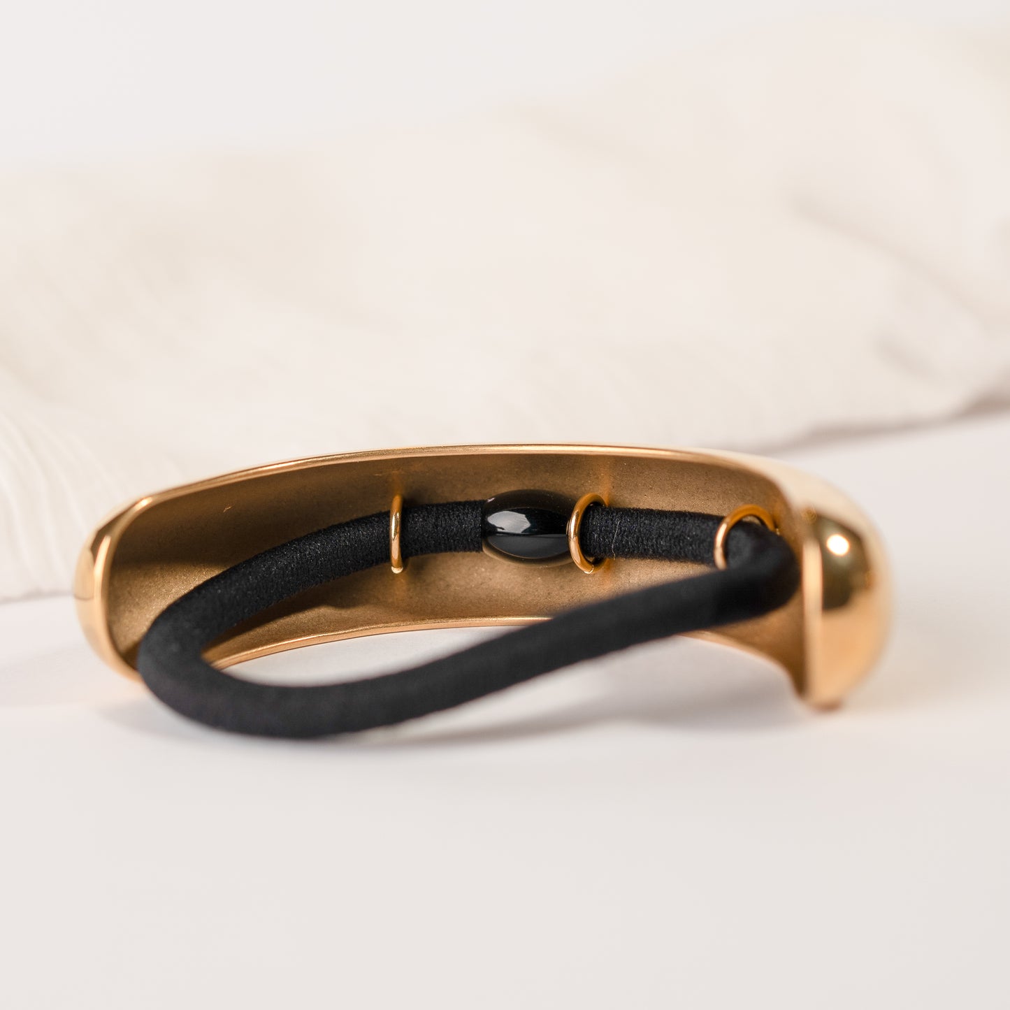 Accesorio de pelo bañado en oro