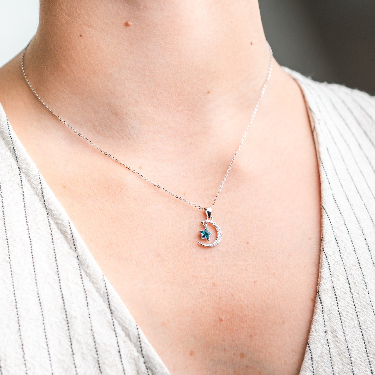 Collar Luna Blue Star