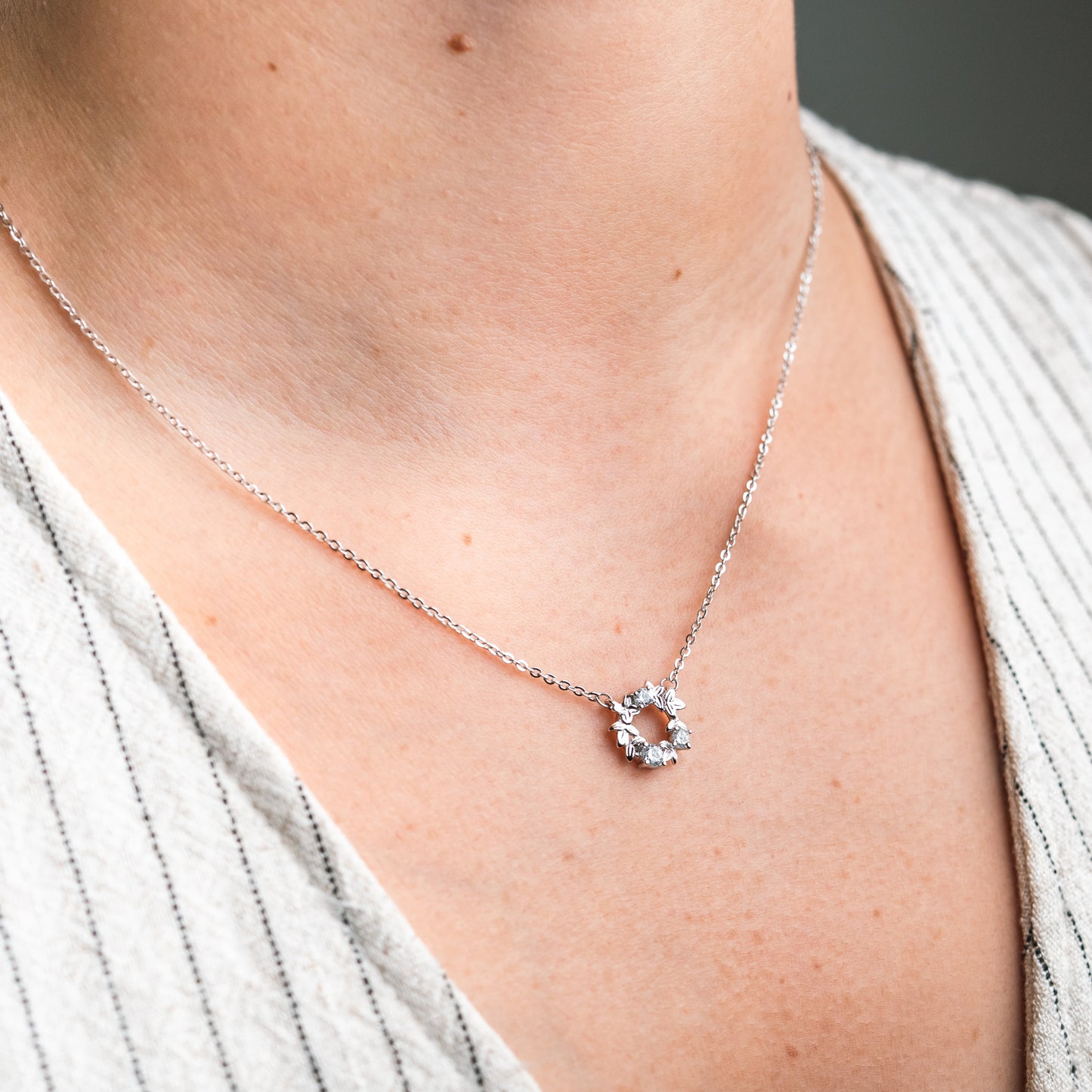 Collar karma flores y circones