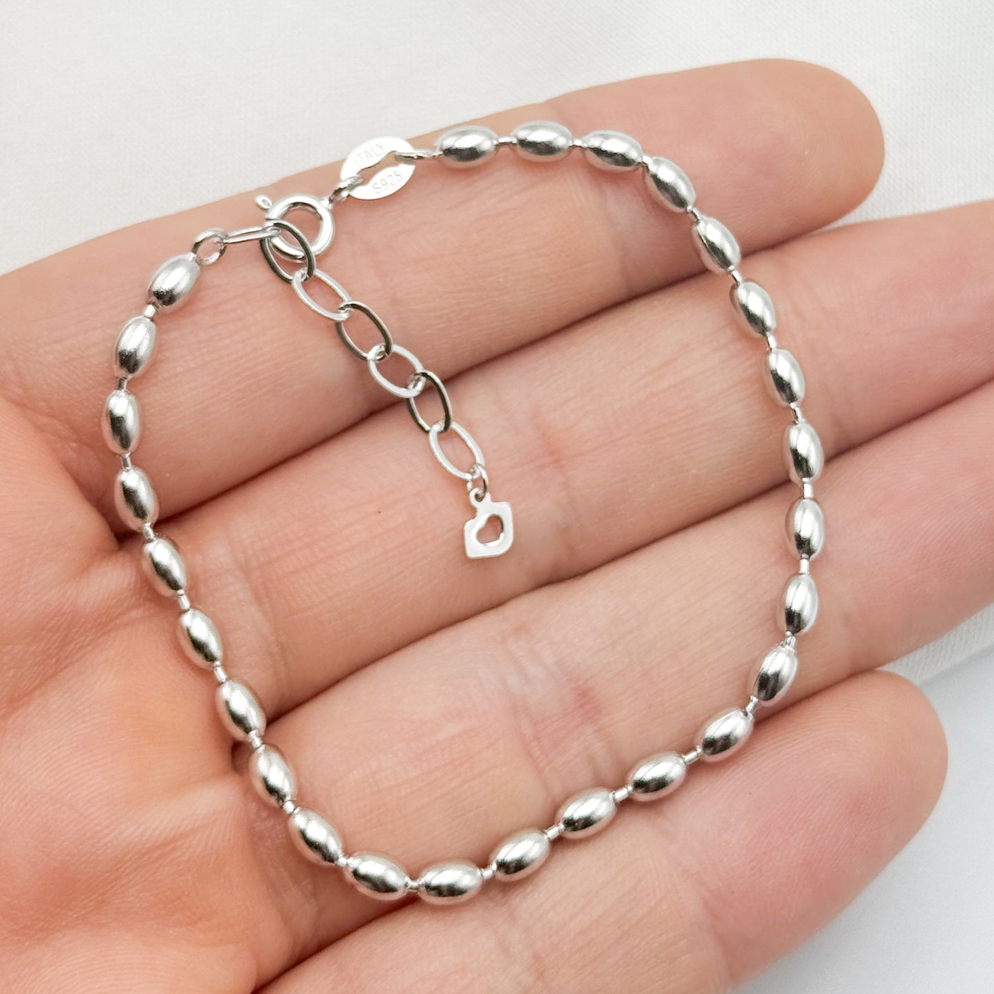 Pulsera mostacillas ovaladas