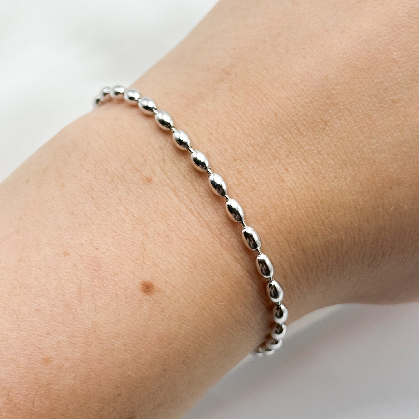 Pulsera mostacillas ovaladas