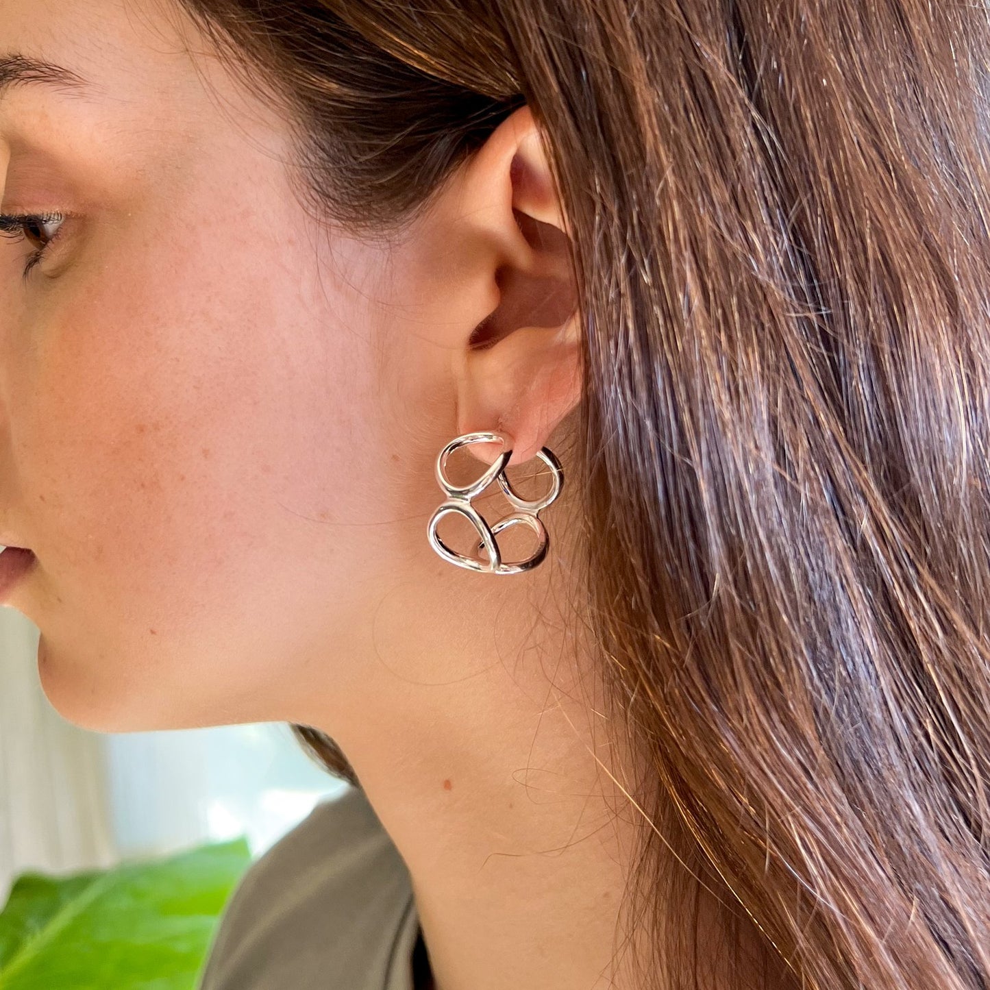 Aros semi argolla diseño