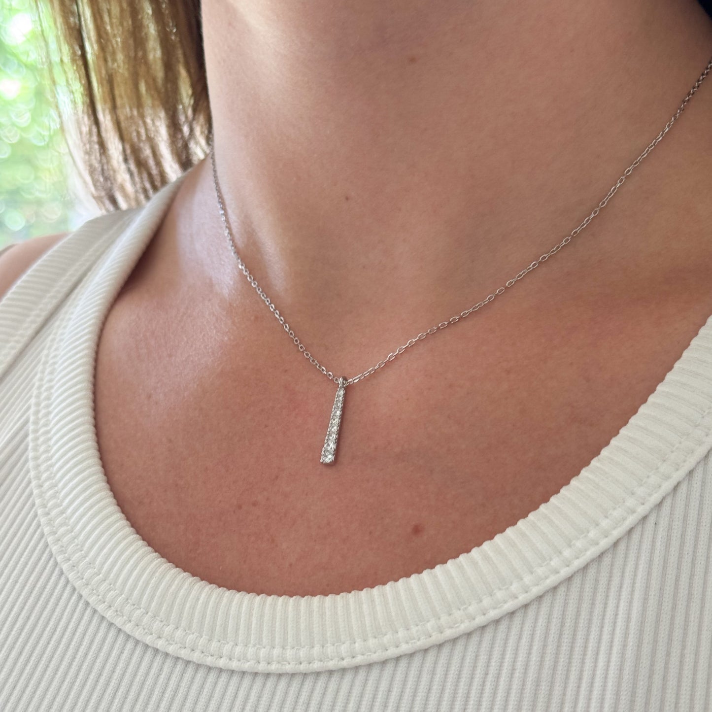 Collar palito de circones
