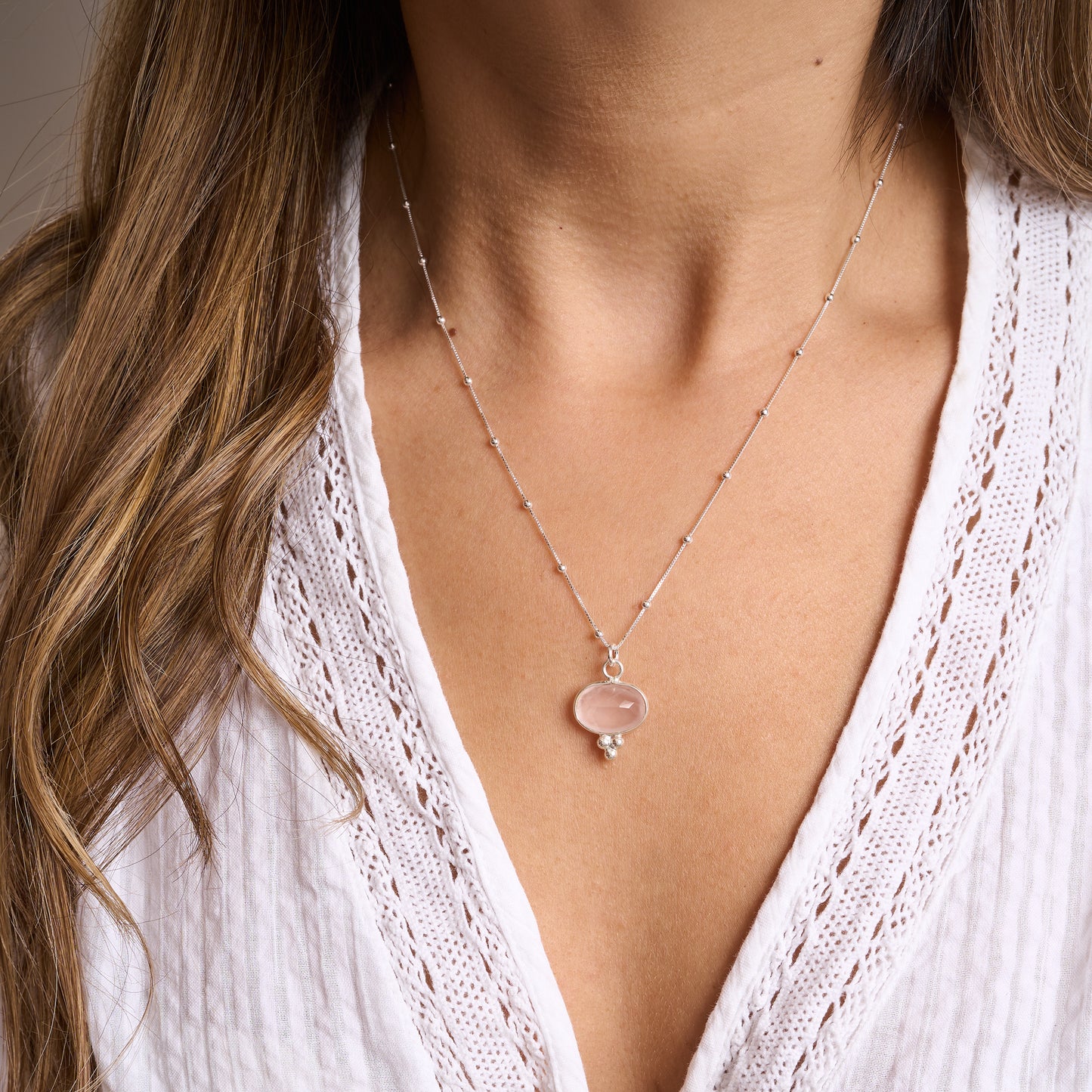 Collar cristal alma rose