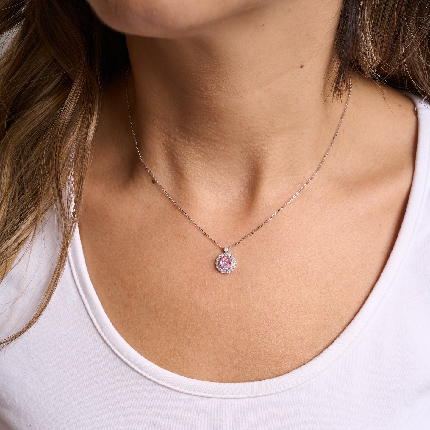 Collar aura pink