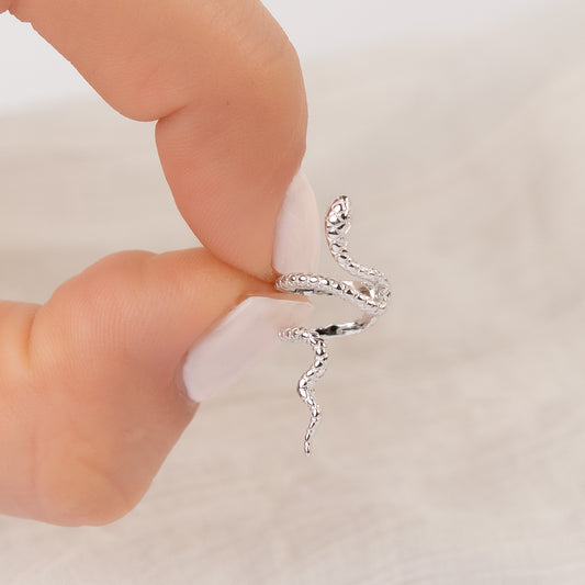 Aro ear cuff serpiente