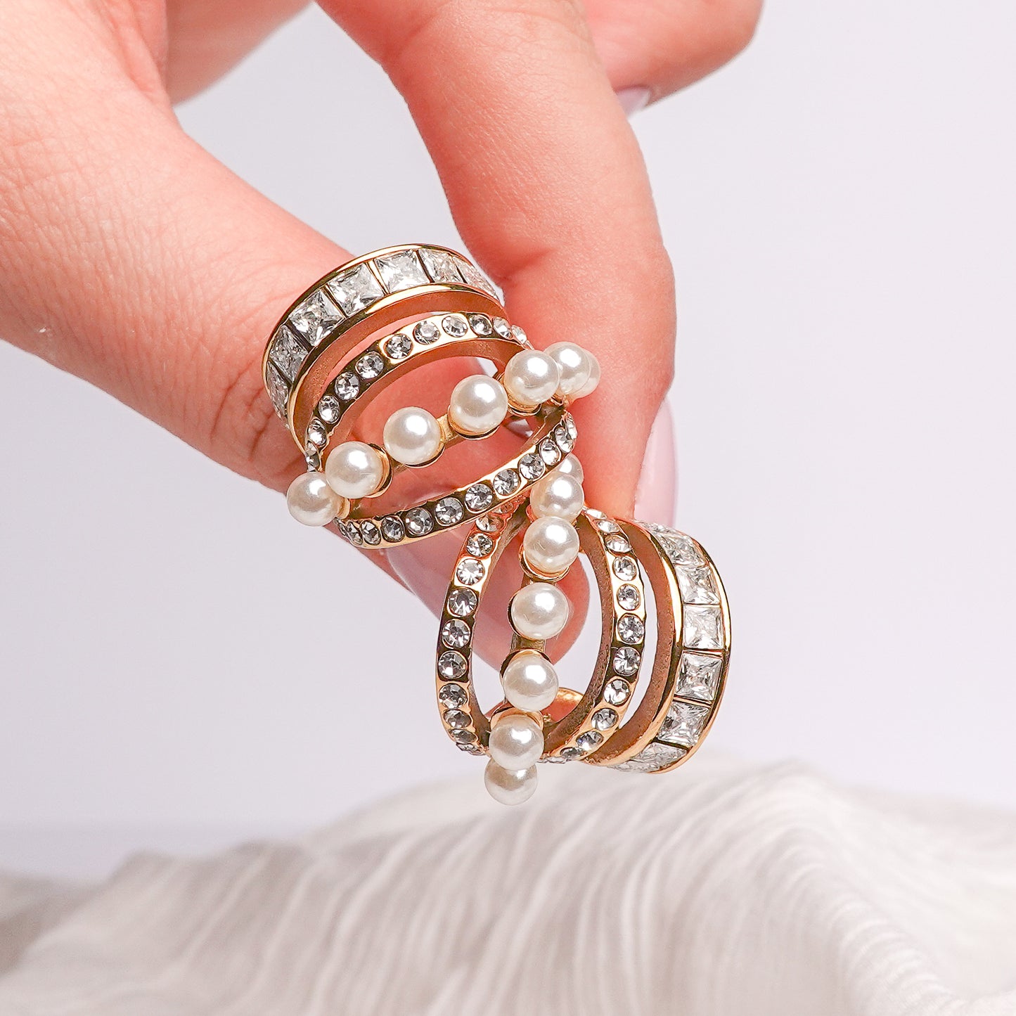 Aros semi argolla Isabella
