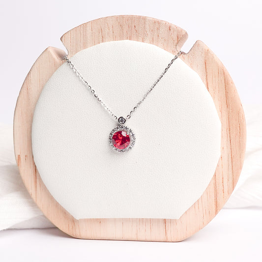 Collar aura rubi