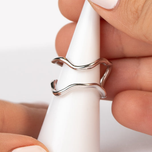 Anillo ajustable desigual