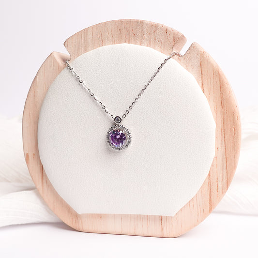 Collar aura amatista