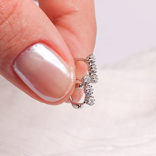 Aro argolla huggie piercing petit