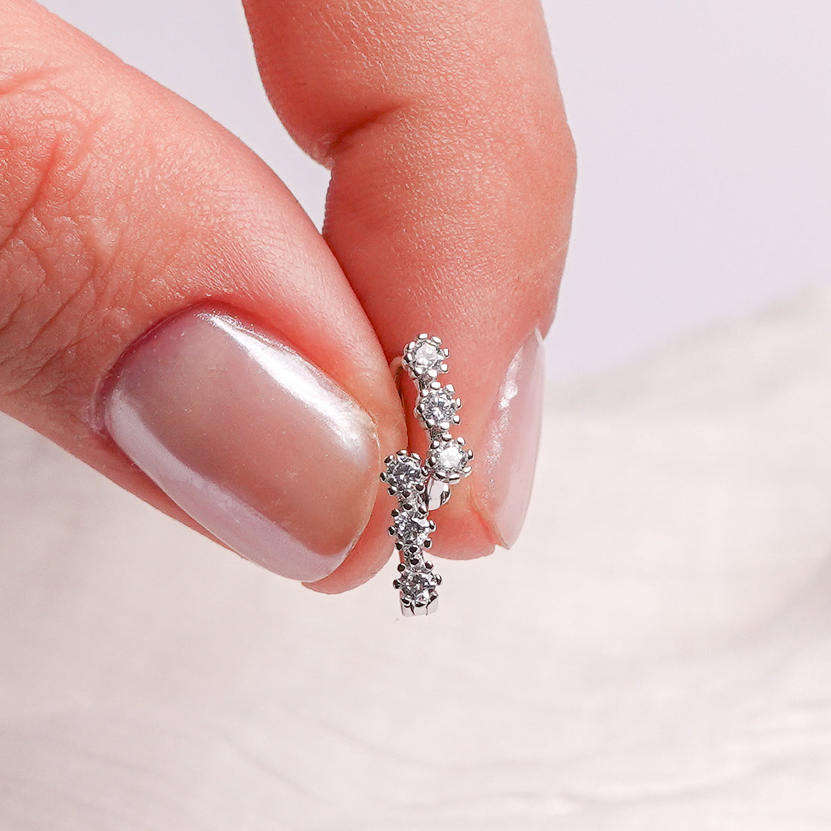 Aro argolla huggie piercing petit