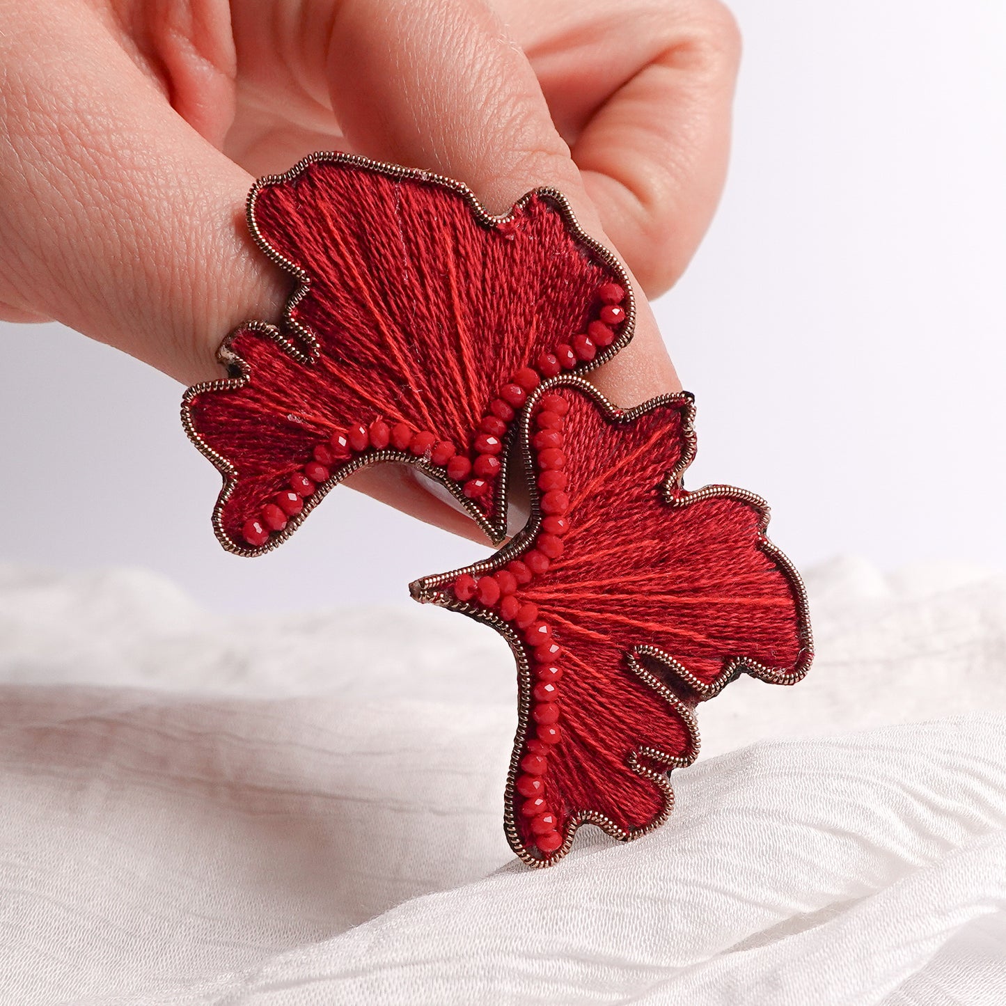 Aros hechos a mano rubi