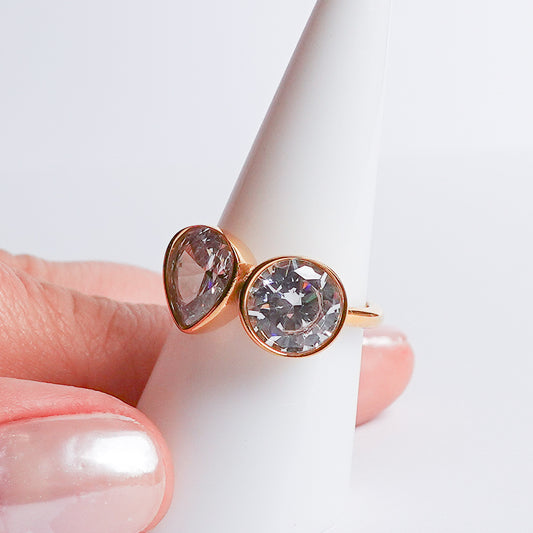 Anillo doble destello