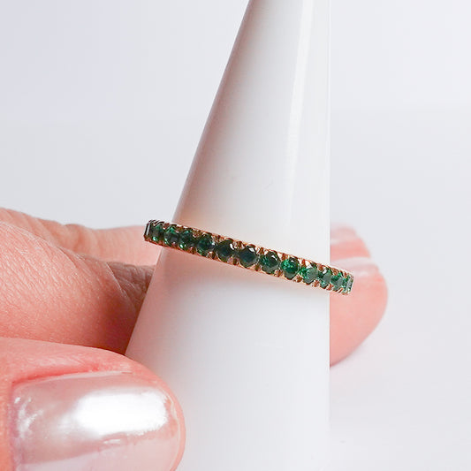 Anillo verde Amelie