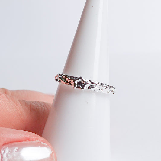 Anillo ajustable mini estrella