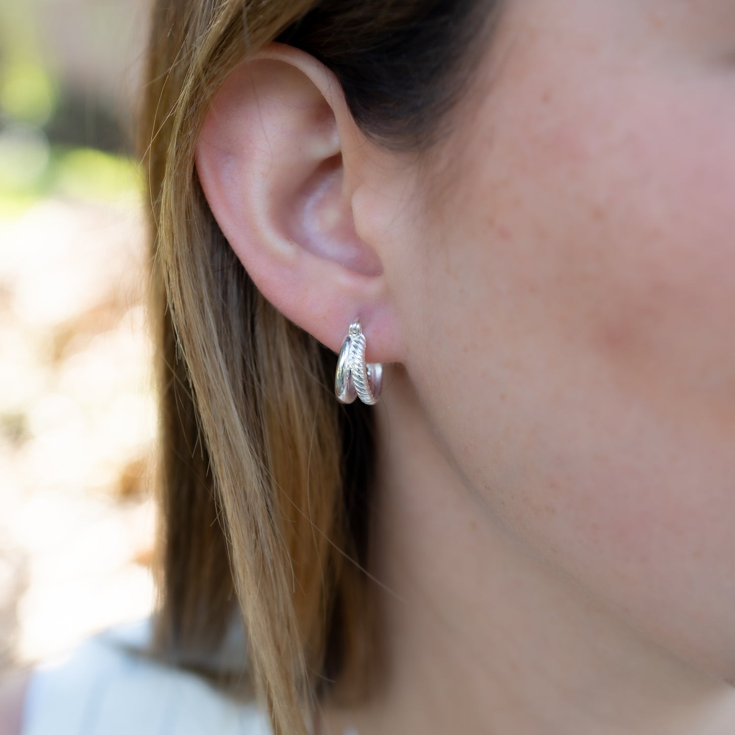 Aros argolla bote dos líneas