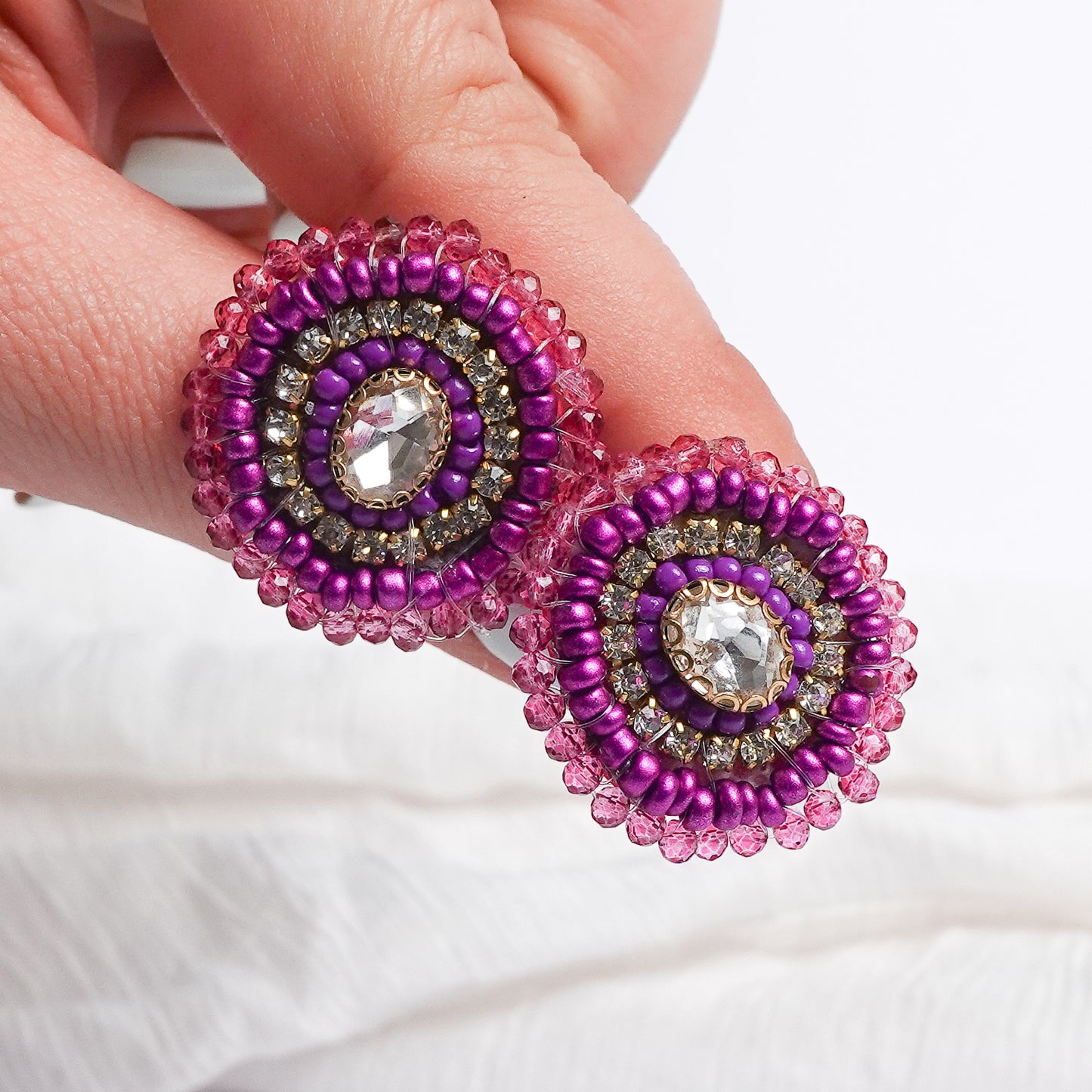 Aros hechos a mano Roselle