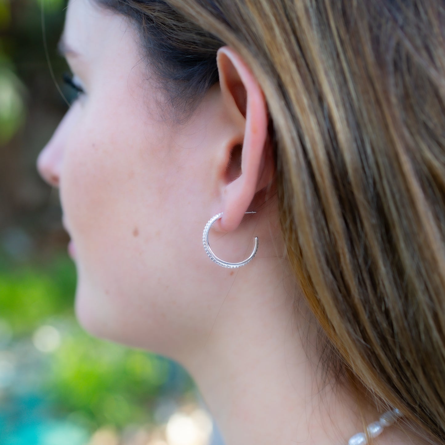 Aros semi argolla circones