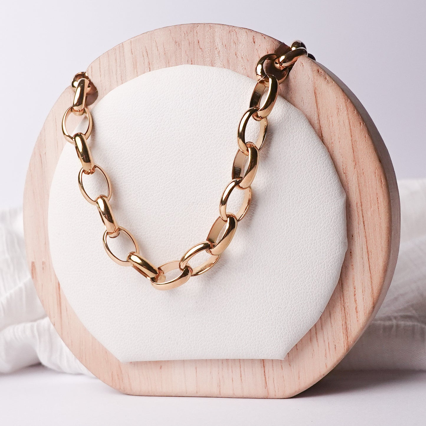 Collar eslabones gold