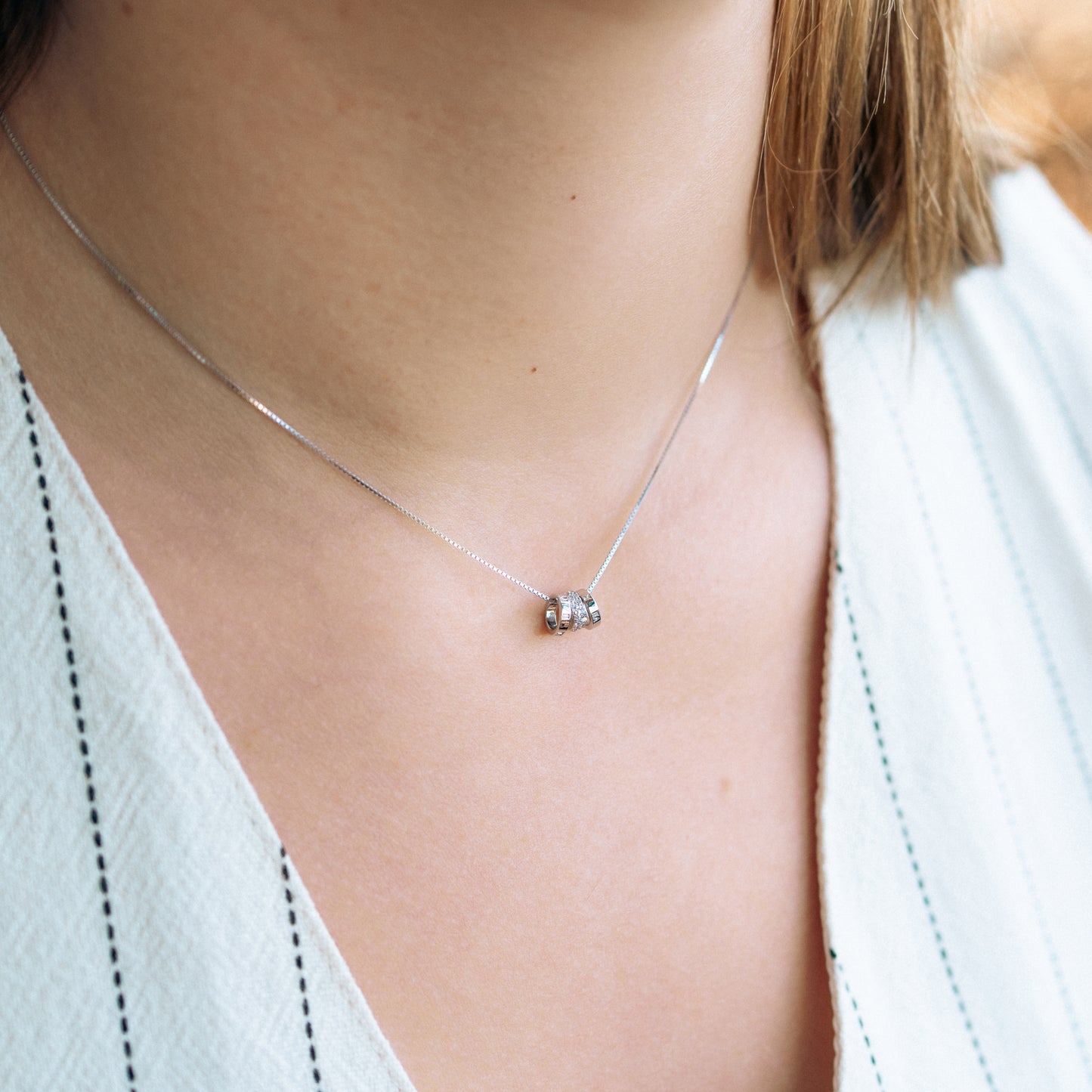 Collar eslabones circones