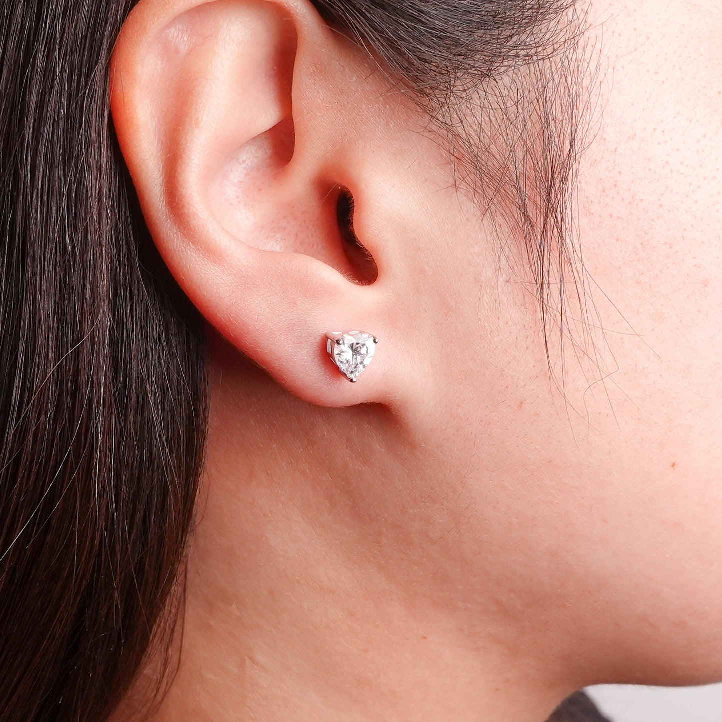 Aros pegados Shine Heart